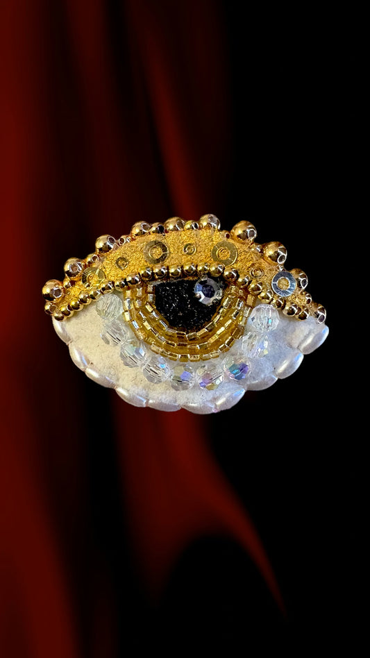 Fermaglio “eyes on me” GOLD