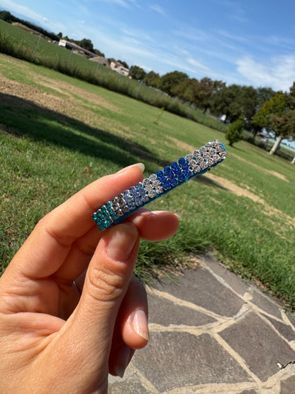 Fermaglio Strass acqua